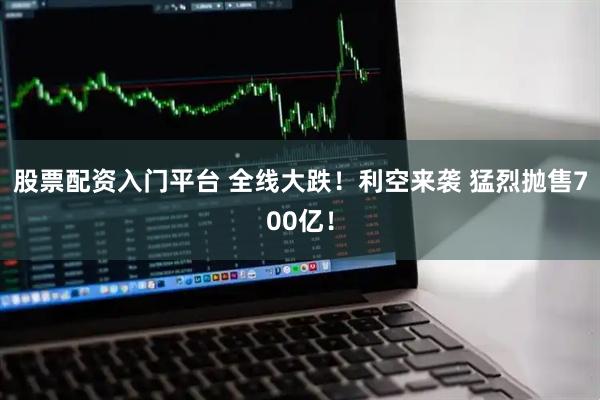 股票配资入门平台 全线大跌！利空来袭 猛烈抛售700亿！